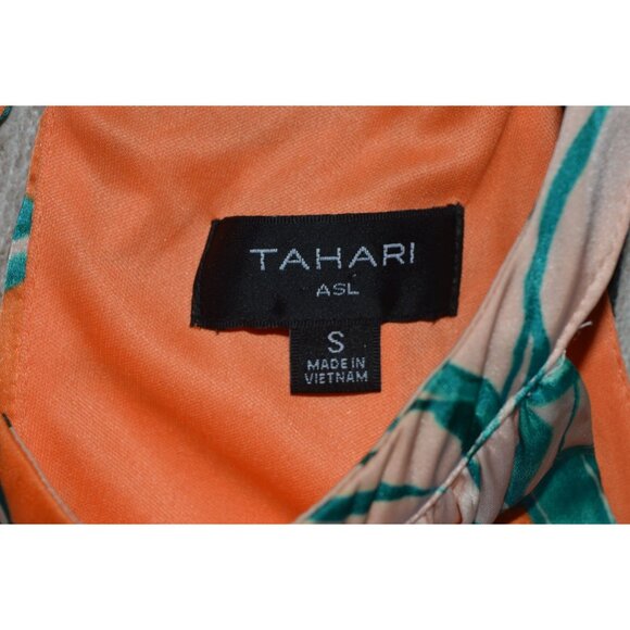 Tahari ASL Maxi Sleeveless Floral Sundress Dress Women Size Small Boho Resortwea - Picture 5 of 8